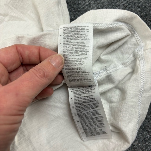 ADIDAS Women’s Logo Cropped T-Shirt Trefoil Logo w/Palms size: Medium - Picture 3 of 8